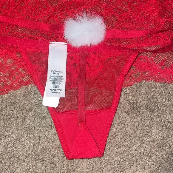 chinese dress ladies 1990s Vintage Victoria's Secret Red Lace Bustier Slip Dress